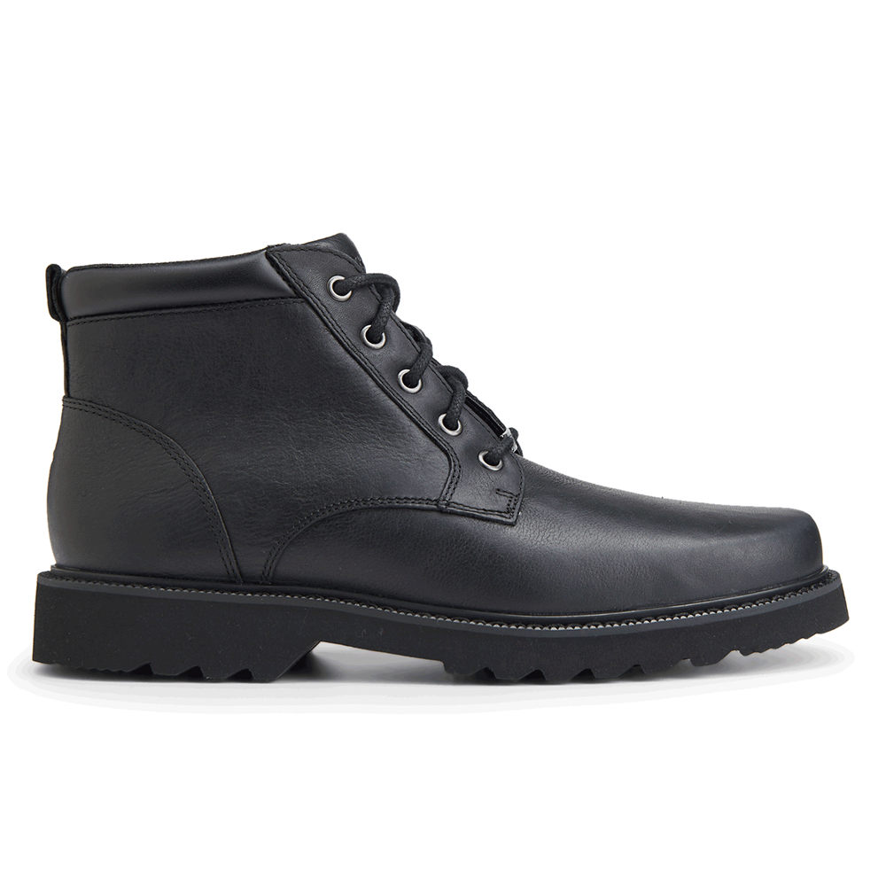 Botas Rockport Homem Pretas - Northfield Waterproof Plain Toe - 78624OYST